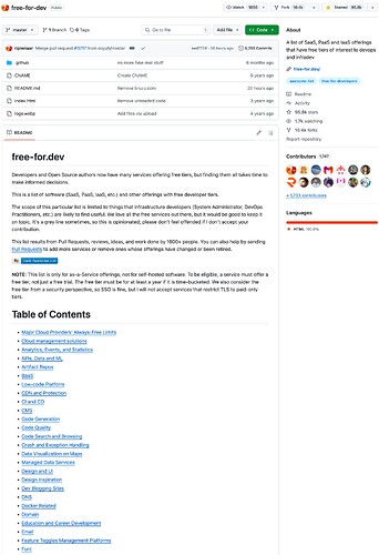 ripienaar/free-for-dev